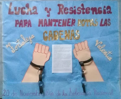 Ideas de cartelera escolar para dia de la soberania cadenas rotas Ideas de cartelera escolar para dia de la soberania cadenas rotas