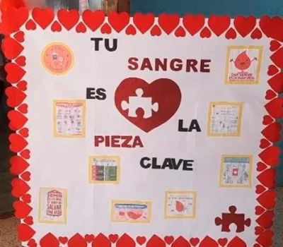 Ideas de carteleras Donacion de sangre