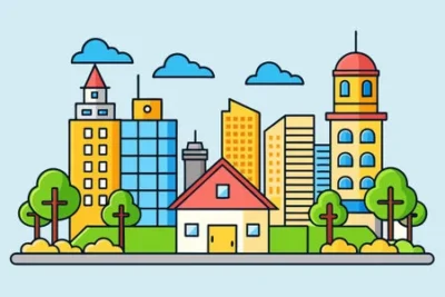 Ilustracion para cartelera dia del urbanismo Ilustracion para cartelera dia del urbanismo