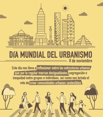 Poster imprimible para dia mundial del urbanismo Poster imprimible para dia mundial del urbanismo
