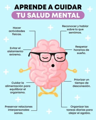afiche cuidar la salud mental