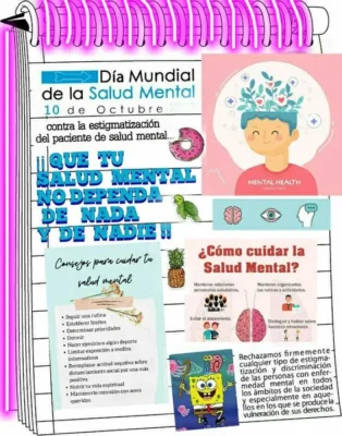 afiche dia de la salud mental