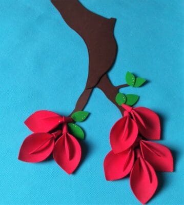 flor del ceibo en goma eva para la cartelera flor del ceibo en goma eva para la cartelera