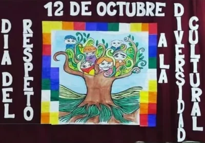 telon para el dia del respeto de la diversidad cultural