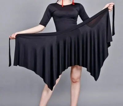 Falda irregular de niña para tango Falda irregular de niña para tango