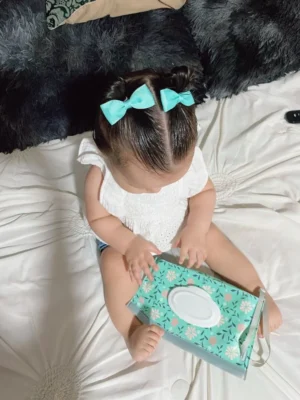 Peinados para bebe nena facil semirecogido con dos coletas