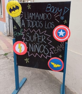 cartel fiesta super heroes jardin cartel fiesta super heroes jardin