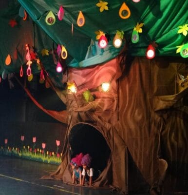 escenario bosque encantado fiesta jardin