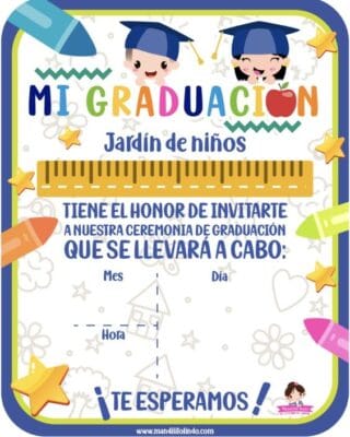 invitacion graduacion jardin