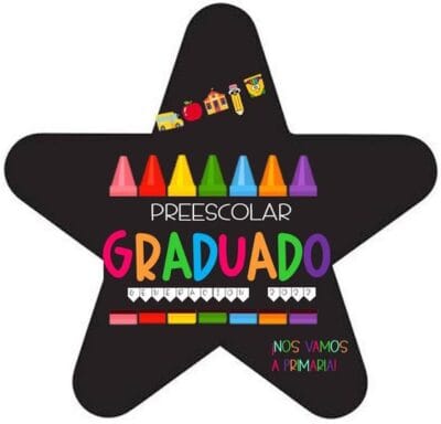 medalla estrella graduado jardin medalla estrella graduado jardin