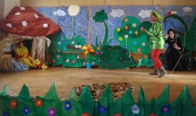 telon fiesta jardin boslque encantado telon fiesta jardin boslque encantado