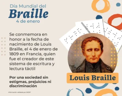 Dia Mundial del Braille Louis Braille Dia Mundial del Braille Louis Braille