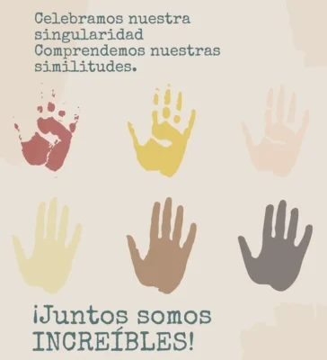 Cartel para el dia contra la discriminacion racial