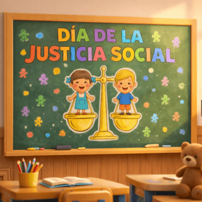 Dia de la justicia social afiches y carteleras