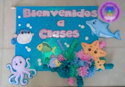 cartel bajo el mar bienvenidos a clases cartel bajo el mar bienvenidos a clases