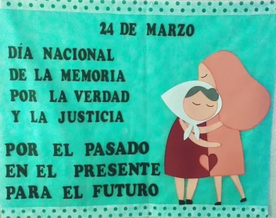 Afiche Día de la Memoria por la Verdad y la Justicia Afiche Día de la Memoria por la Verdad y la Justicia