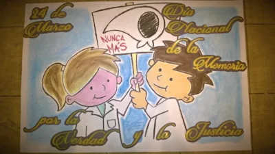 Cartelera escolar Día de la Memoria por la Verdad y la Justicia Cartelera escolar Día de la Memoria por la Verdad y la Justicia