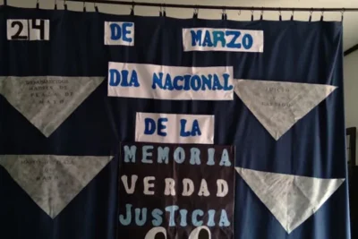 Telon Día de la Memoria por la Verdad y la Justicia Telon Día de la Memoria por la Verdad y la Justicia