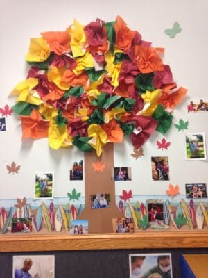 arbol facil decorar otoño pared+ arbol facil decorar otoño pared+