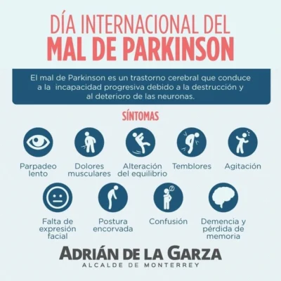 Carteles con sintomas del parkinson Carteles con sintomas del parkinson