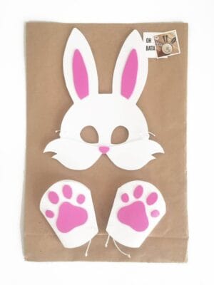 antifaz facil de coneja para niña antifaz facil de coneja para niña