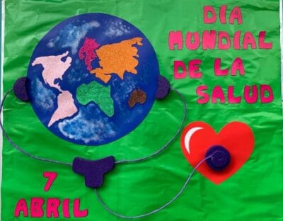 cartelera original para el dia mundial de la salud