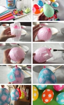 huevo de pascua con bombitas huevo de pascua con bombitas