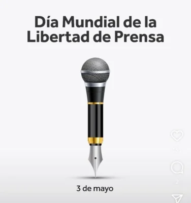Cartel para compartir dia de la libertad de prensa Cartel para compartir dia de la libertad de prensa