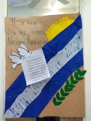 afiche Himno nacional argentino 11 de mayo afiche Himno nacional argentino 11 de mayo