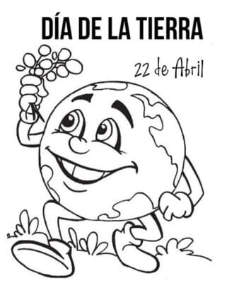 dibujo pintar 22 de abril dia de la tierra dibujo pintar 22 de abril dia de la tierra