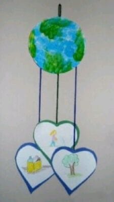 manualidades0 el dia de la tierra colgante manualidades0 el dia de la tierra colgante