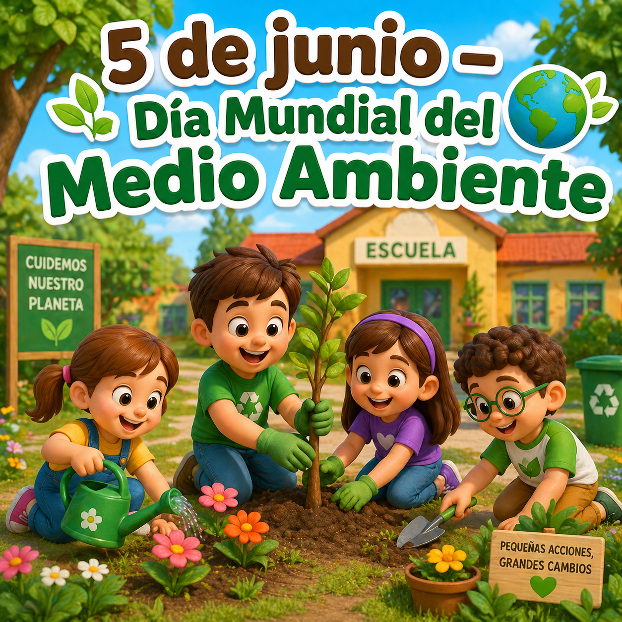5 de Junio – Dia del medio ambiente – Carteleras escolares - Minilook