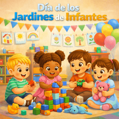 Carteleras y decoración para el Día los jardines de infantes