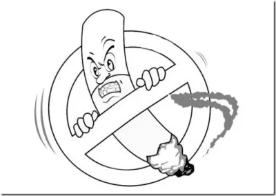 Dibujo para colorear Dia mundial sin tabaco Dibujo para colorear Dia mundial sin tabaco