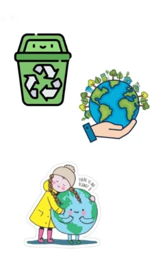 Dibujos para cartelera sobre reciclaje