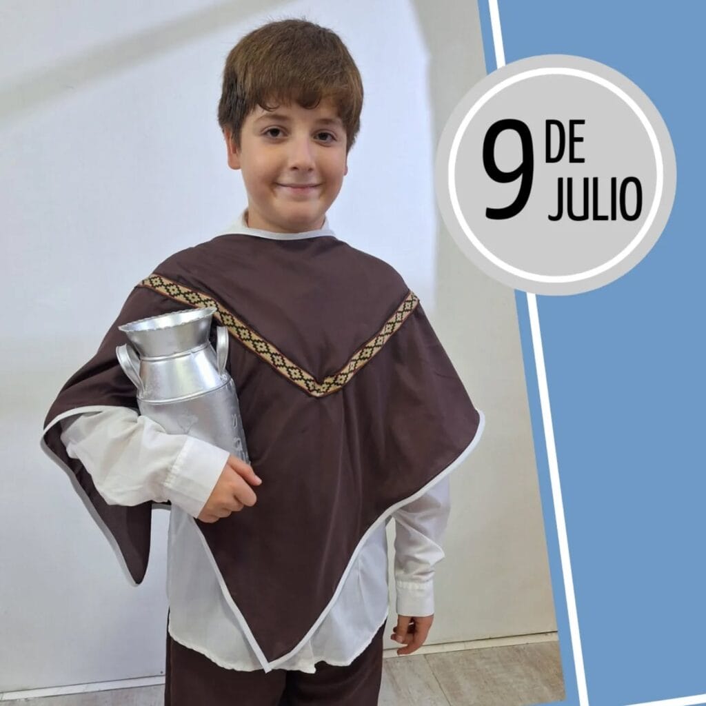 Disfraz de lechero para niños