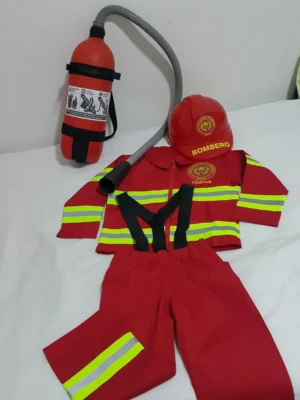 Disfraz de tela para bombero Disfraz de tela para bombero