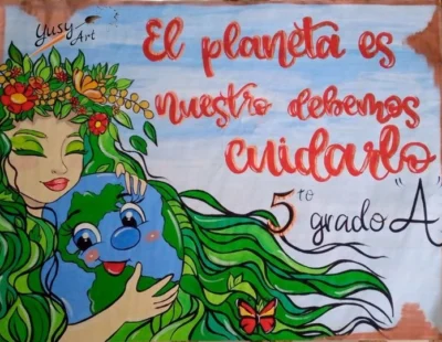 Idea ilustracion cartelera dia del Medio ambiente Idea ilustracion cartelera dia del Medio ambiente