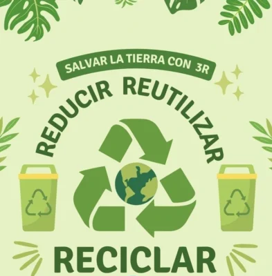 Poster para imprimir 17 de mayo Dia del reciclaje