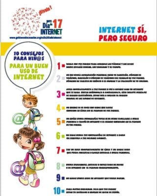 cartel internet segura para niños cartel internet segura para niños