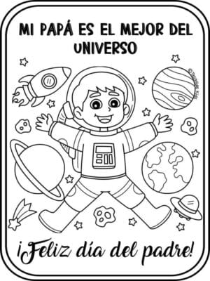 Dibujo para colorear dia del padre Dibujo para colorear dia del padre