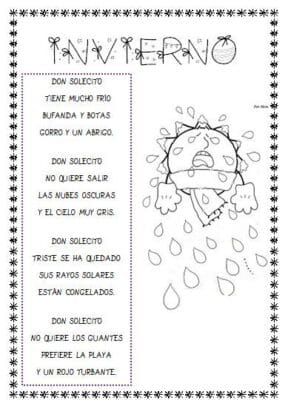 poesias niños invierno poesias niños invierno
