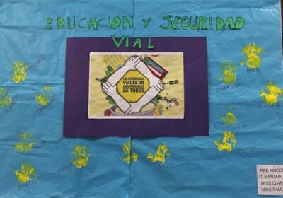 seguridad vial cartelera escolar