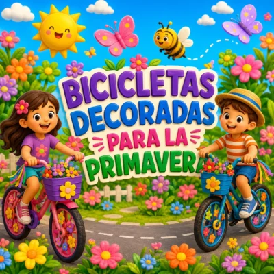 Ideas originales para decorar bicicletas para primavera