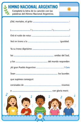 Actividades para primaria para el día del himno nacional Actividades para primaria para el día del himno nacional