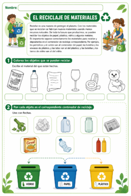Que es el reciclaje Actividades para aprender sobre reciclaje