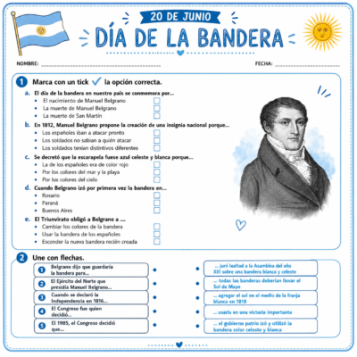 Actividades para secundaria dia de la bandera