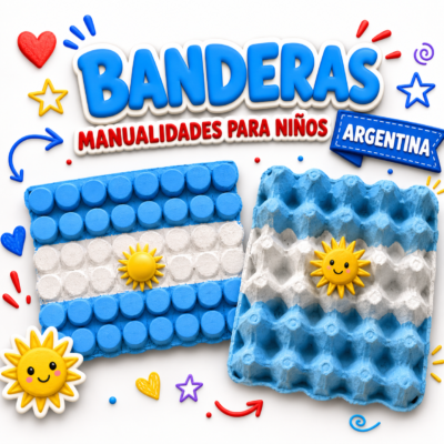 Manualidades bandera argentina