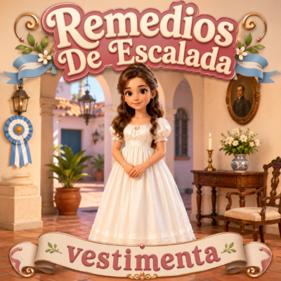Remedios De Escalada Esposa de san martin Ideas de vestimenta para actos escolares