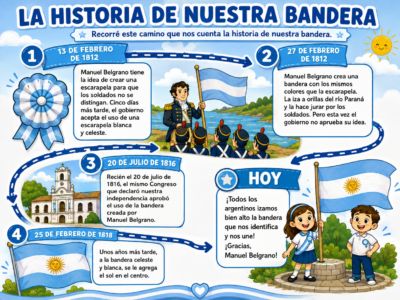 historia de la bandera argentina